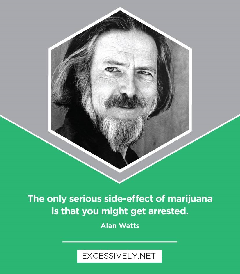 The only serious side-effect of marijuana is that you might get arrested.